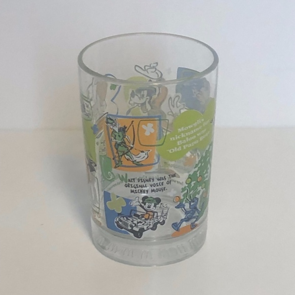 McDonalds Walt Disney World Glass Cup
